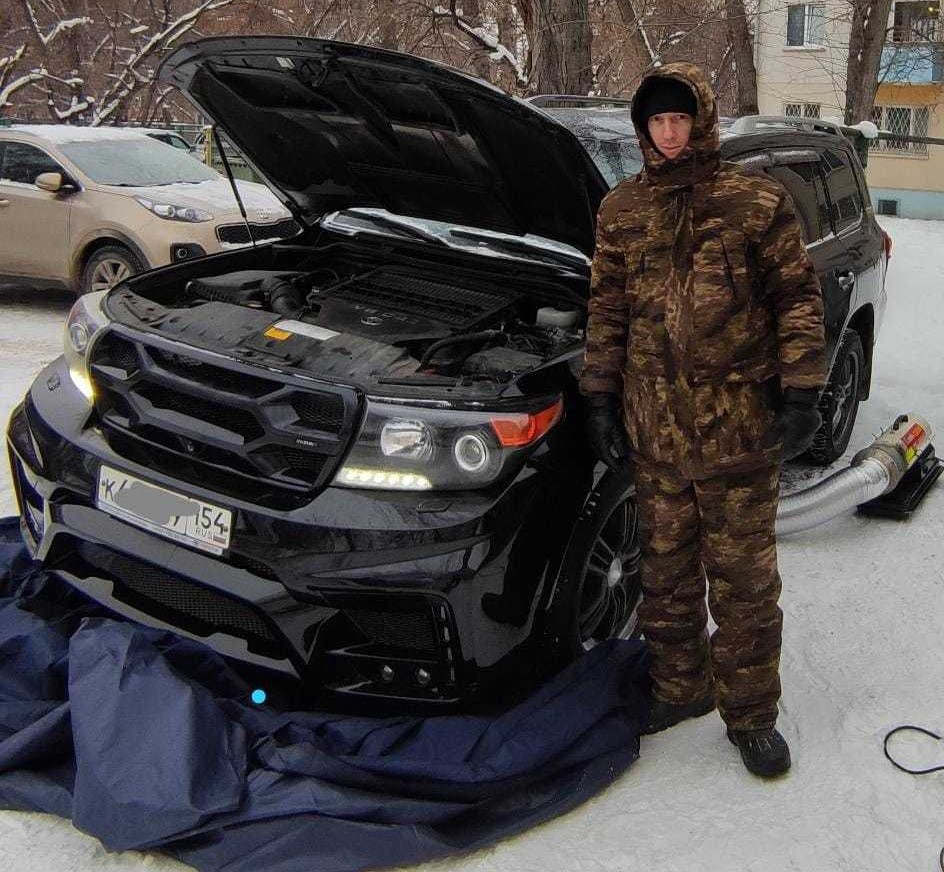 В Новосибирске до 5000 рублей выросли цены на отогрев автомобилей в морозы