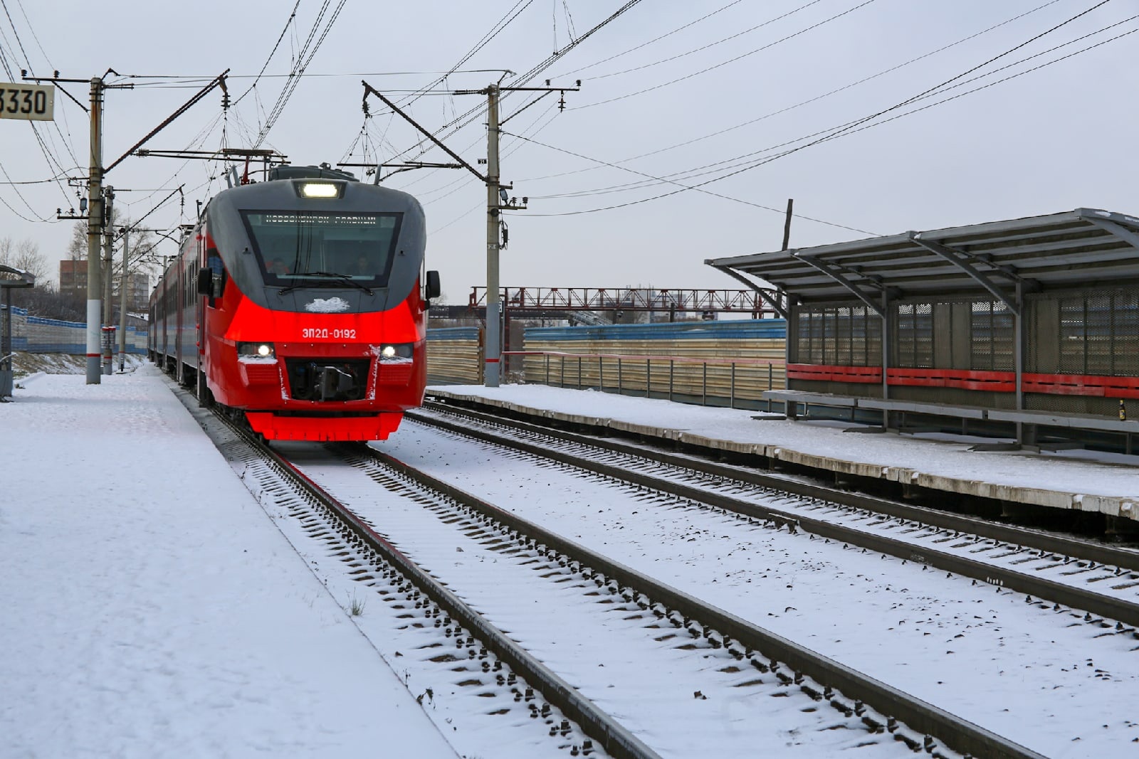 С 23 по 26 февраля новосибирские электропоезда перейдут на график выходного  дня