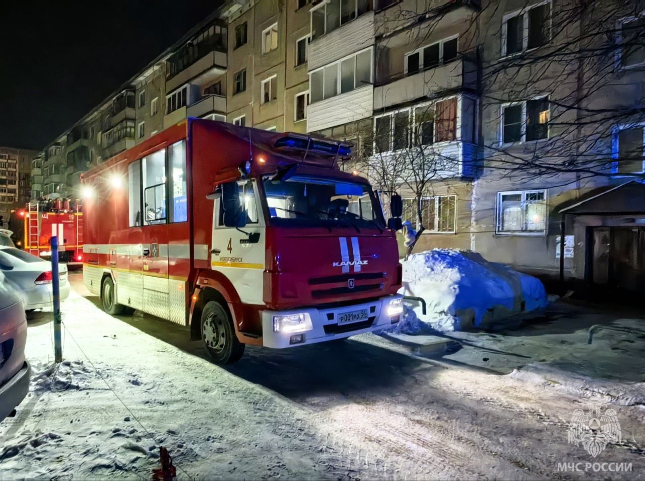 СК в Новосибирске возбудил дело о гибели двух человек в пожаре на Лежена