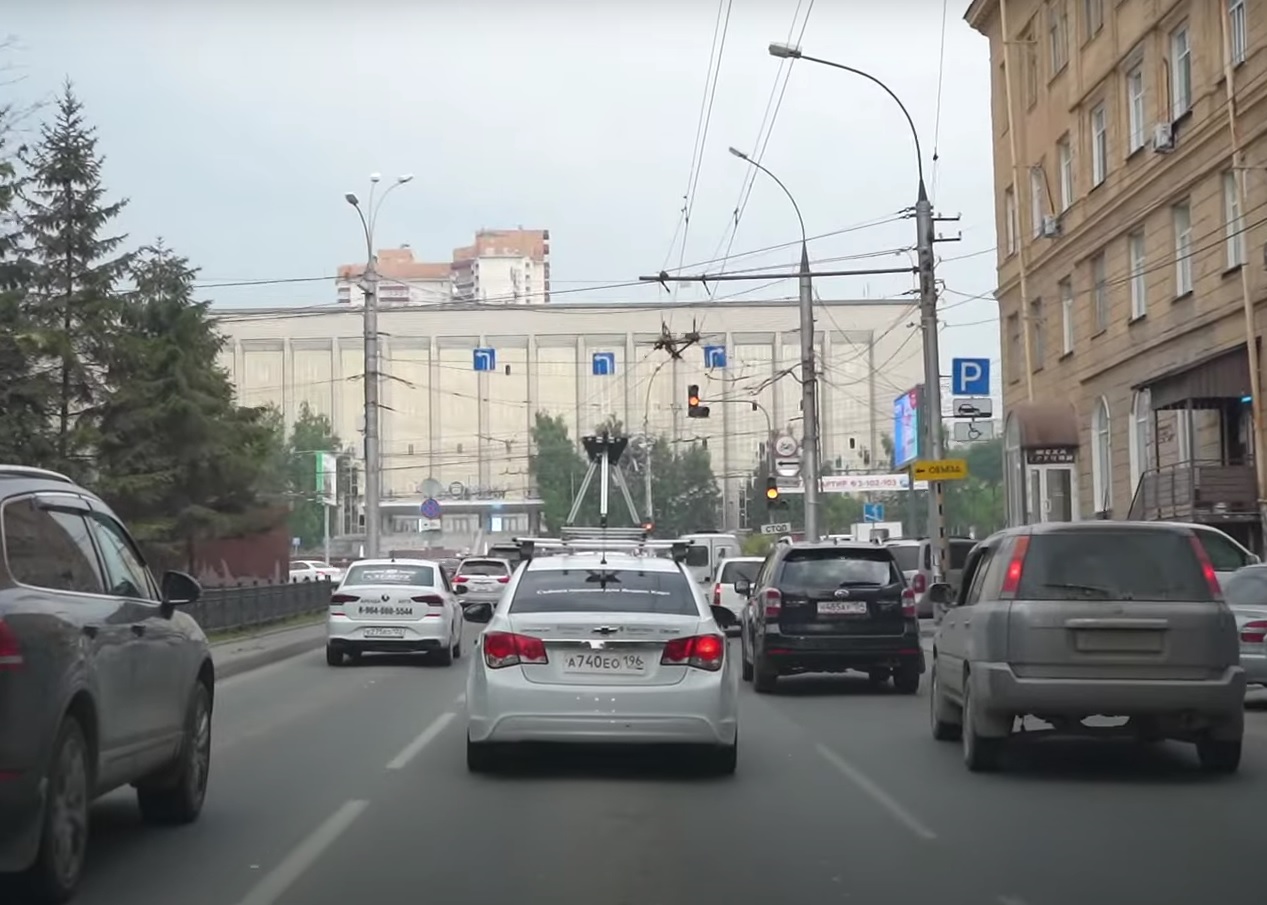 В Новосибирске на дорогах замечены панорамомобили «Яндекса»