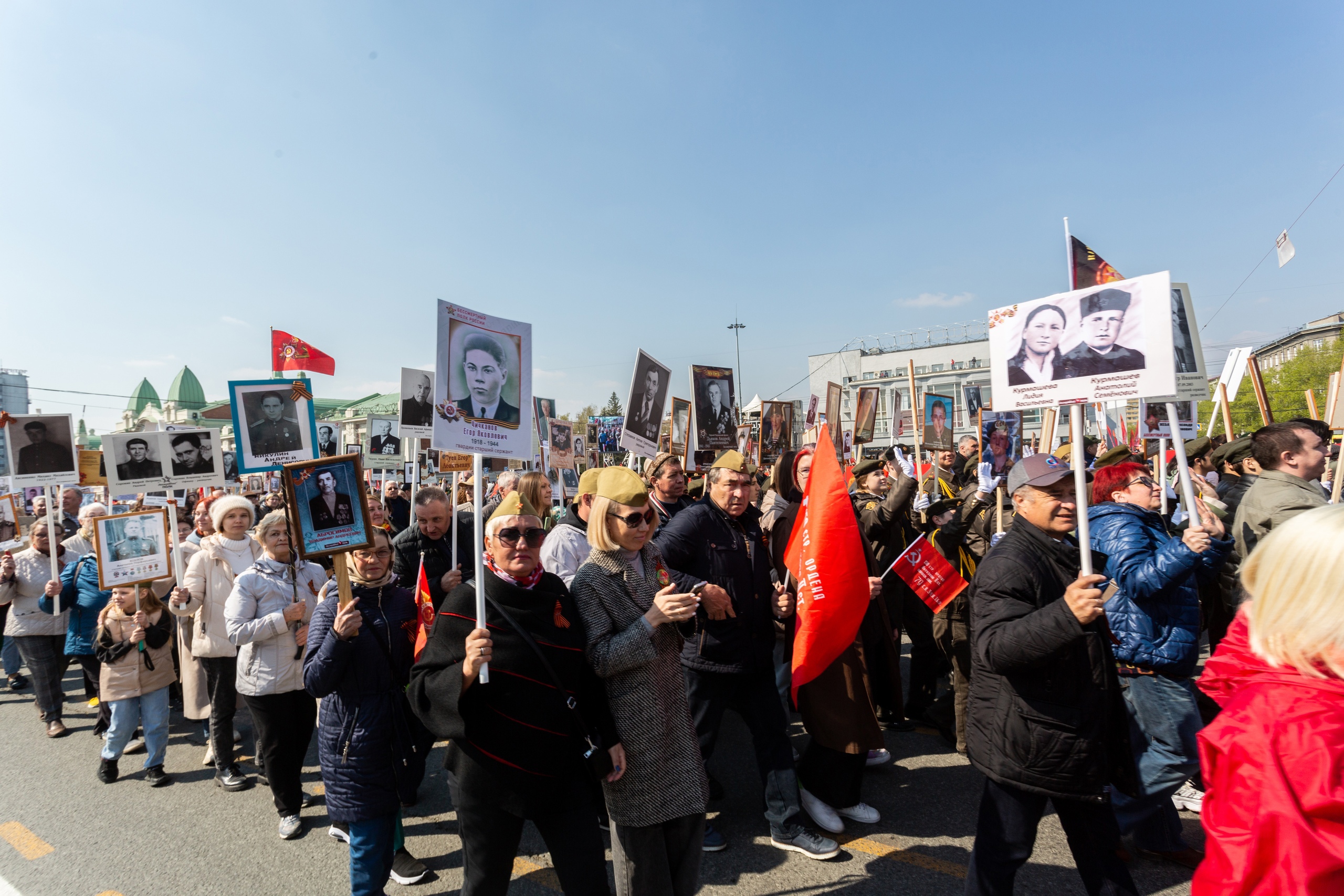 Более 150 тысяч портретов покажут на онлайн-акции «Бессмертный полк» в  Новосибирске