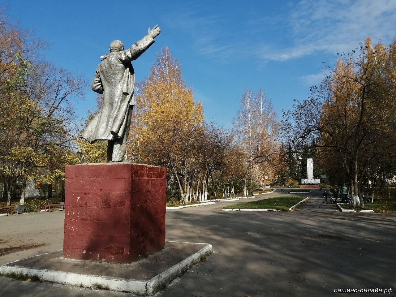 В Новосибирской области отреставрировали памятник Ленину