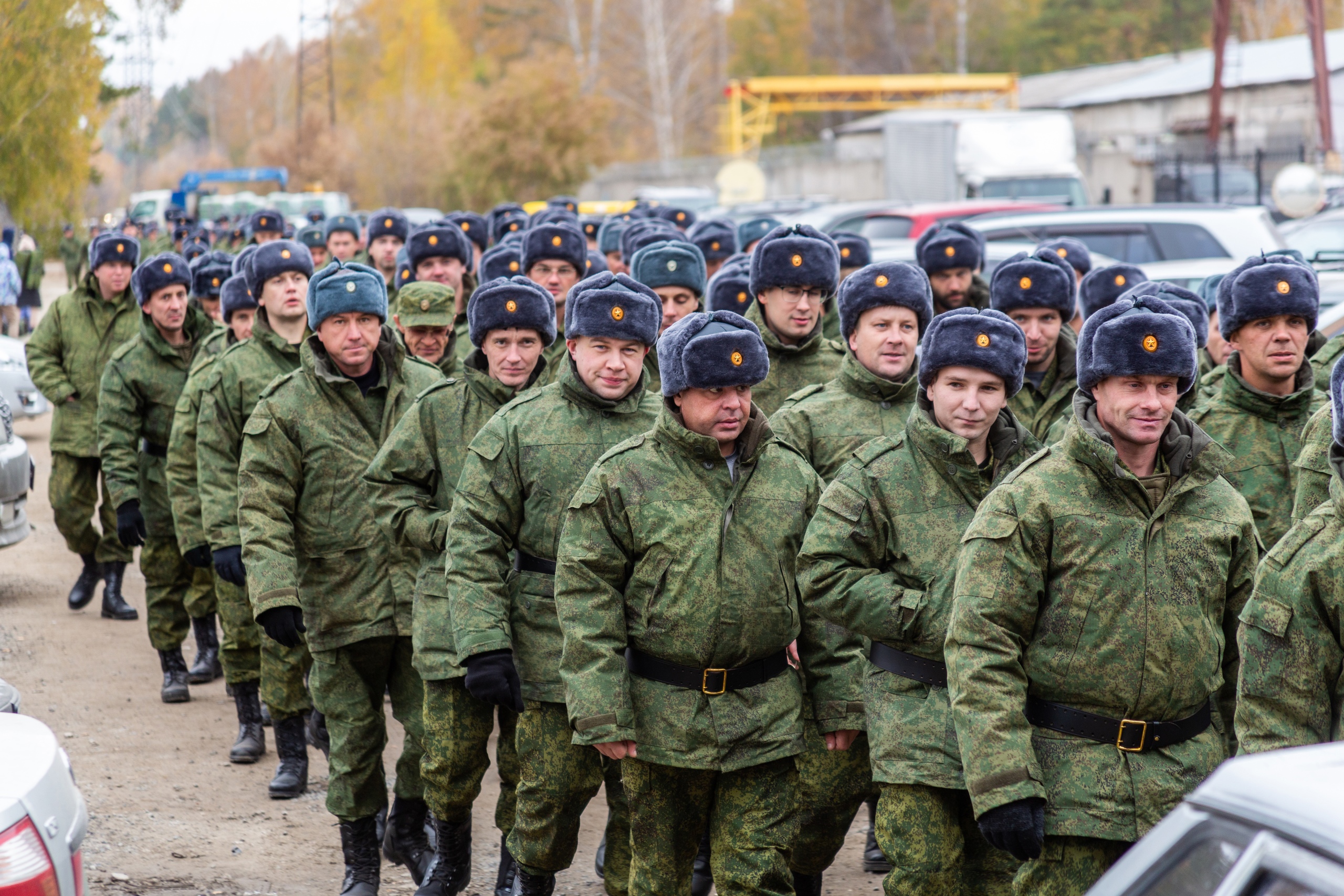 27 ноября новосибирск. Мобилизованные военнослужащие РФ. Военный призыв.
